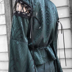 Blood Supply Evil Snake Jacquard Kimono Style Three-piece Set New Arrivals