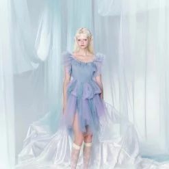 Summer 2022 [UNOSA] Dancing In Lavender Sea Sea Haze Fairy Lace Dress