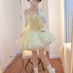 Bohe Cat Wandering Moonlight Lace Dress