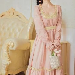 Summer 2022 Flowers And Songs Vintage Inspired Dress