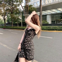 [Arilf SS22] Smoked Rose Floral Mini Dress New Arrivals