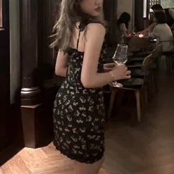 [Arilf SS22] Smoked Rose Floral Mini Dress New Arrivals