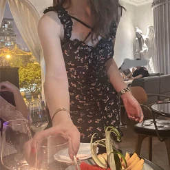 [Arilf SS22] Smoked Rose Floral Mini Dress New Arrivals