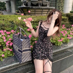 [Arilf SS22] Smoked Rose Floral Mini Dress New Arrivals