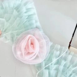 New Arrivals [August Unicorn] Strawberry Mint Marshmallow Handmade Dress Set