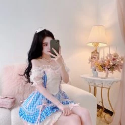 Summer Joy Sweet Candy Lace Mini Dress New Arrivals