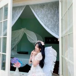 Summer Joy Angel's Dream Lace Mini Dress