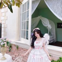 Summer Joy Angel's Dream Lace Mini Dress