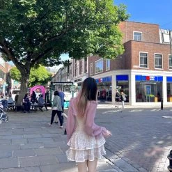 [Arilf SS22] Summer Juicy Peach Cardigan