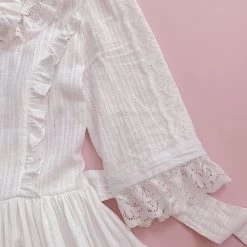 [In Stock] 'the Landscape' Antique-inspired Cotton One-piece Dress Le Flacon