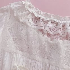 [In Stock] 'the Landscape' Antique-inspired Cotton One-piece Dress Le Flacon