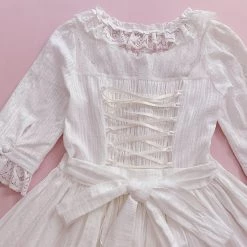 [In Stock] 'the Landscape' Antique-inspired Cotton One-piece Dress Le Flacon