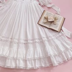 [In Stock] 'the Landscape' Antique-inspired Cotton One-piece Dress Le Flacon