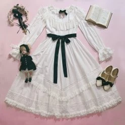 [Pre-order Le Flacon SS22] ‘the Sleeper II’ Cottage-style Cotton One-piece Summer 2022