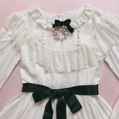 [Pre-order Le Flacon SS22] ‘the Sleeper II’ Cottage-style Cotton One-piece Summer 2022