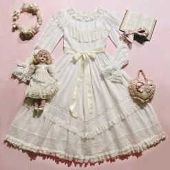 [Pre-order Le Flacon SS22] ‘the Sleeper II’ Cottage-style Cotton One-piece Summer 2022