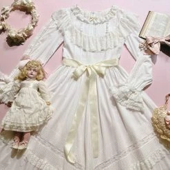 [Pre-order Le Flacon SS22] ‘the Sleeper II’ Cottage-style Cotton One-piece Summer 2022