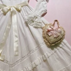 [Pre-order Le Flacon SS22] ‘the Sleeper II’ Cottage-style Cotton One-piece Summer 2022