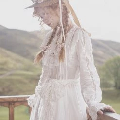 [Pre-order Le Flacon SS22] ‘the Sleeper II’ Cottage-style Cotton One-piece Summer 2022