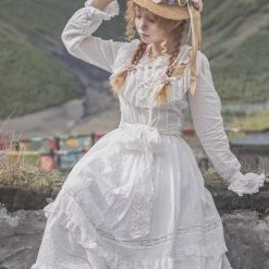 [Pre-order Le Flacon SS22] ‘the Sleeper II’ Cottage-style Cotton One-piece Summer 2022