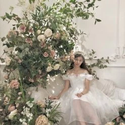 Customized [Tailor Made] Snow White Dance Wedding Dress [Premium Selected]