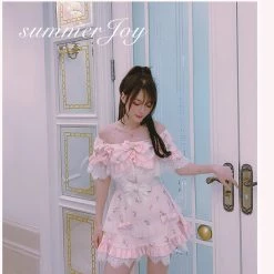 Summer Joy New Arrivals [Exclusive To PeilieeShop] Born Like Summer Flower Mini Dress (Designer SJ)