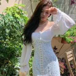 Boss JIA New Arrivals Cottage Garden Floral Mini Dress