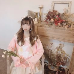 Peiliee Shop X RUAI [Mid Season Sale ] You Are Like An Angel Sailor Babydoll Hoodie Dress New Arrivals