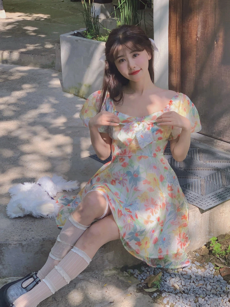 Rose Candy Must Have! Afternoon In The Garden Mini Dress