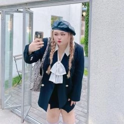 DAJUN New Arrivals [Curve Beauty] Suit Up Sweetheart Suit Set