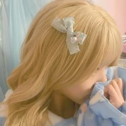 Peiliee Shop [From Sweden] Fine Handmade Bunny Doll Hairpin New Arrivals