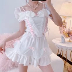 Summer Joy Anna's Garden Mini Skirt Set