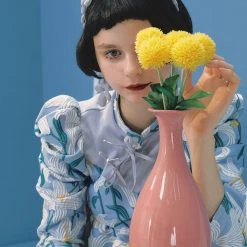 UNOSA Quiet Lily Qipao Style Puff Dress