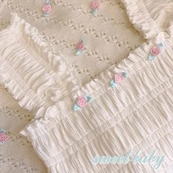 RIBERRY New Arrivals [Petite] Floral Days And You Crop Top