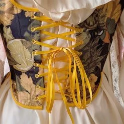 Ricchie New Arrivals Summer Lemon Tea Handmade Corset
