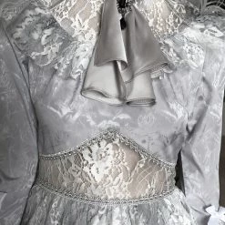 Blood Supply White Rose Funeral Lace Hollow Dress New Arrivals