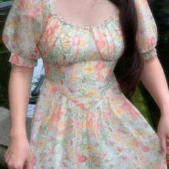 Boss JIA New Arrivals [Premium Selected] Butterfly In My Dream Midi Dress