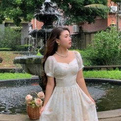 Boss JIA [Premium Selected] Stars On The Sea Vintage Fairy Dress New Arrivals