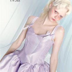 [UNOSA] Lost In Lavender Haze Cami Mini Bud Dress