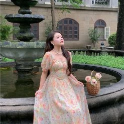 Boss JIA New Arrivals [Premium Selected] Butterfly In My Dream Midi Dress