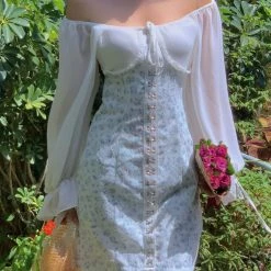 Boss JIA New Arrivals Cottage Garden Floral Mini Dress