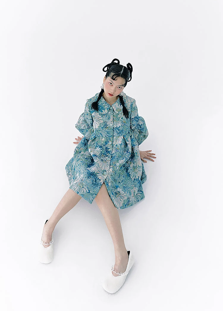 UNOSA Monet's Blue Garden Coat Dress Summer 2022 4 UNOSA Monet's Blue Garden Coat Dress Summer 2022
