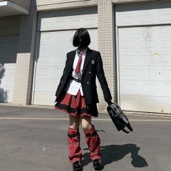 [Customized] Y2K Girl Pleated Tartan Skirt New Arrivals