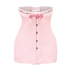 Ricchie New Arrivals Pink Sofia Handmade Waist Corset