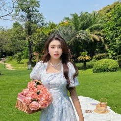 Boss JIA [Premium Selected] Lily Of The Valley Mini Dress New Arrivals