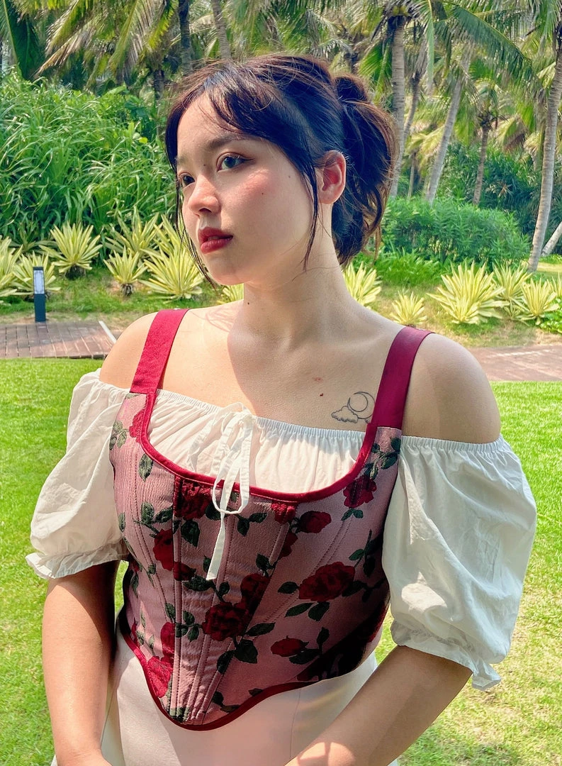 Ricchie Rose Corset Handmade 2 Ricchie Rose Corset Handmade