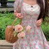 Boss JIA [Premium Selected] Rose Of France Vintage Floral Dress