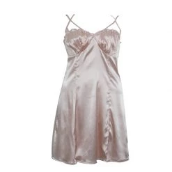 Lace Chili Your Sakura Angel Satin Lounge Wear Dress Lingeire