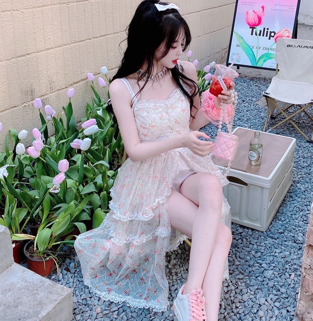 Summer Joy Journey In Sweet Dreams Split Hem Cami Dress 1 Summer Joy Journey In Sweet Dreams Split Hem Cami Dress