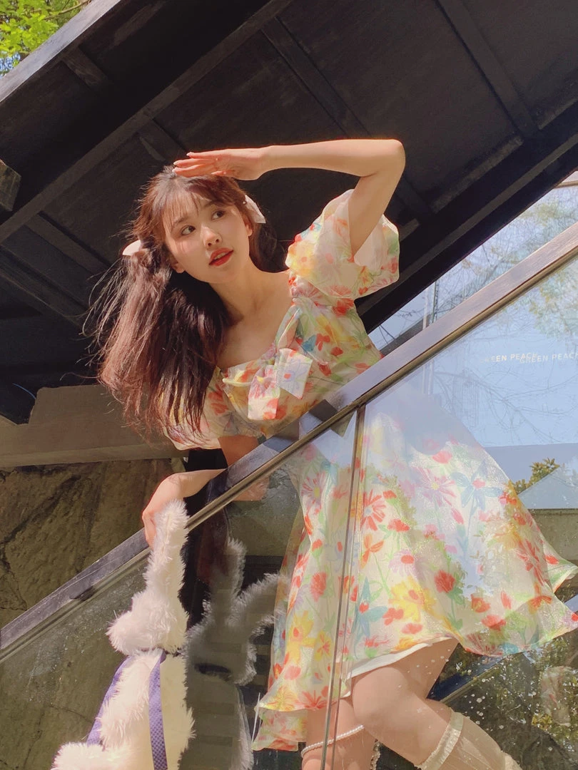 Rose Candy Must Have! Afternoon In The Garden Mini Dress